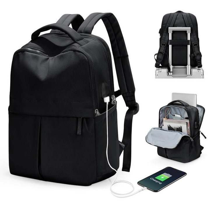 Multifunktionaler Laptop-Rucksack mit Usb-Anschluss und Vielseitigen Fächern Karnz