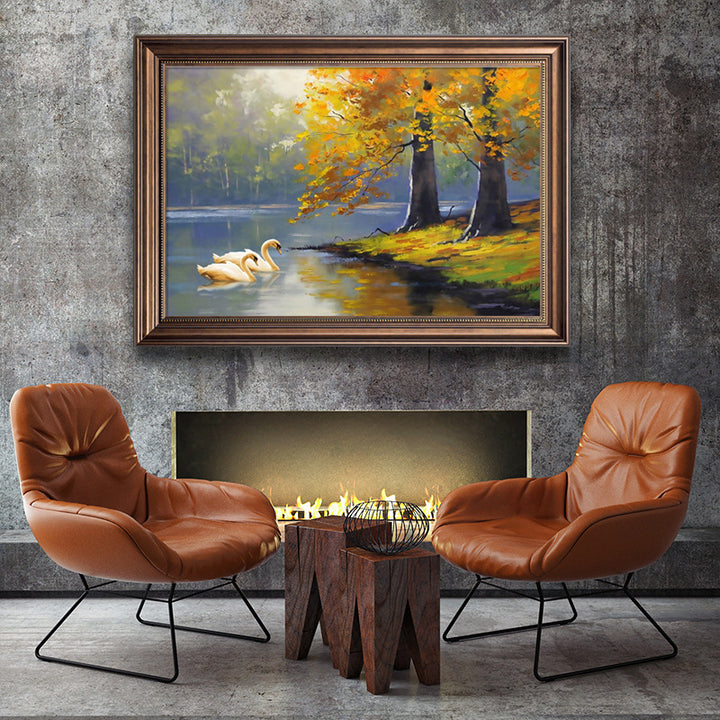 Szenisches Landschaft Kunstwerk
