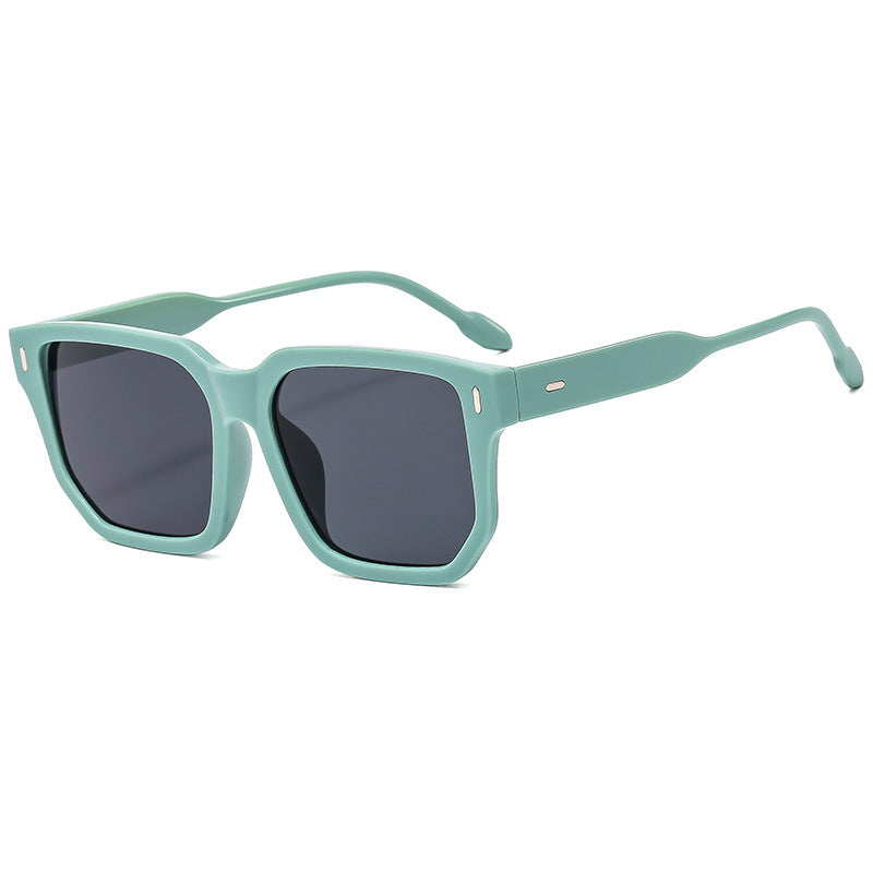 Damen Quadratische Sonnenbrille mit modernem, rahmenlosem Design Karnz