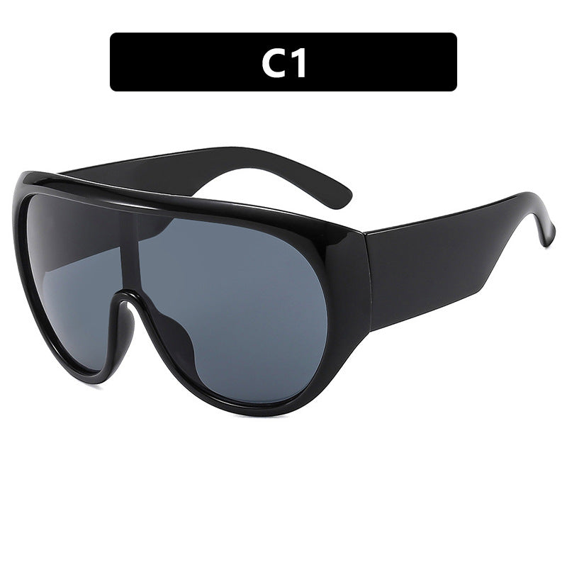 Damen sportliche Sonnenbrille im aerodynamischen Design mit breitem Sichtfeld Karnz