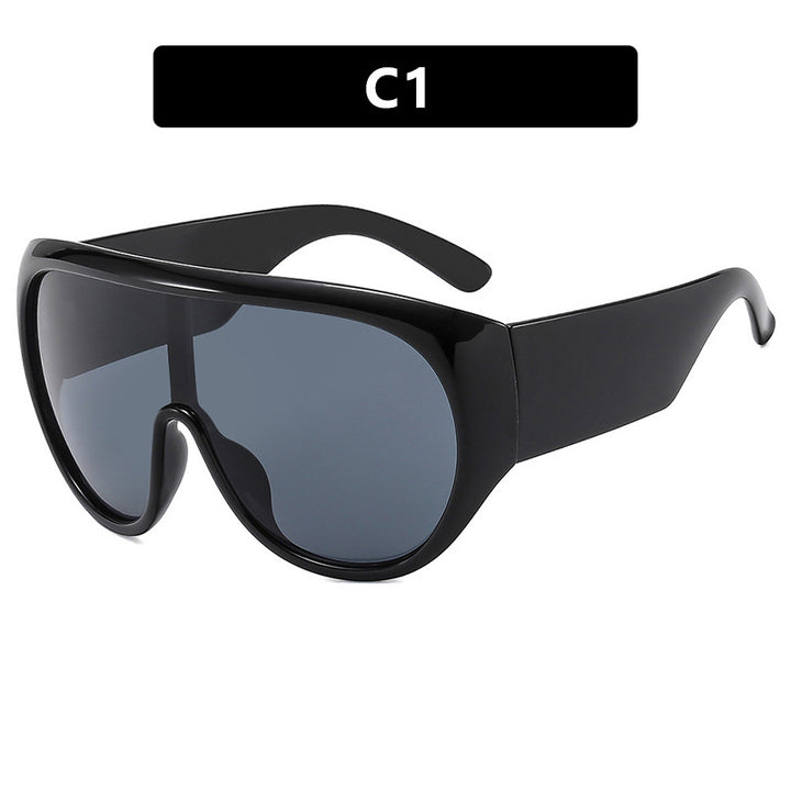 Damen sportliche Sonnenbrille im aerodynamischen Design mit breitem Sichtfeld Karnz