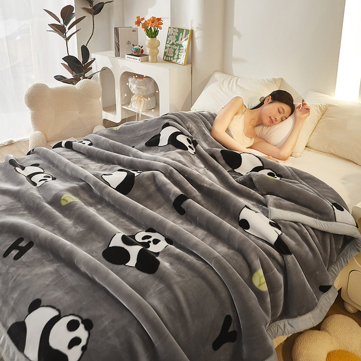 Weiche Plüschdecke Karnz