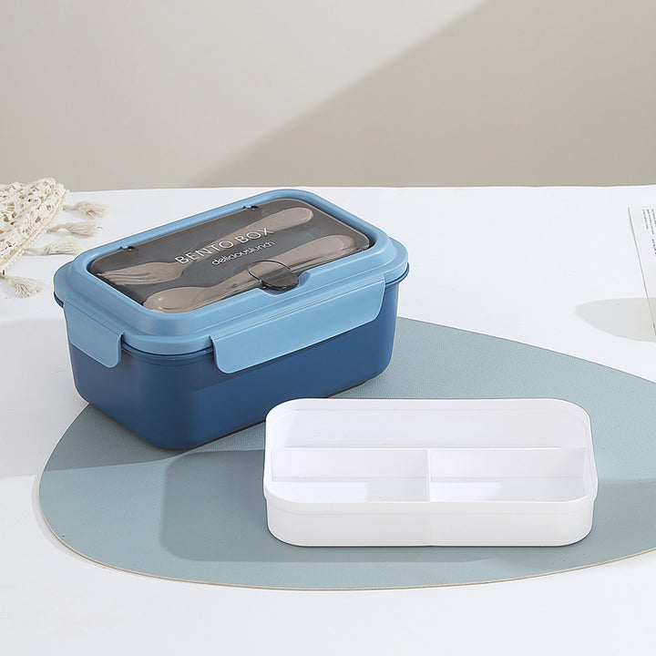Multi-Compartment Bento Lunchbox mit integrierten Besteck