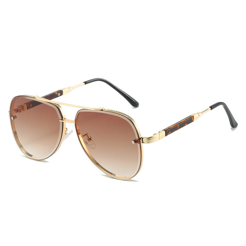 Damen Aviator Sonnenbrille mit stilvollem Gradientenschutz Karnz