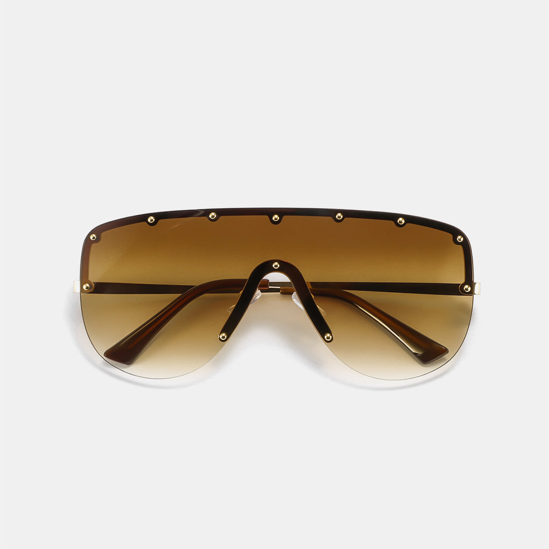 Damen futuristische oversized Sonnenbrille Karnz