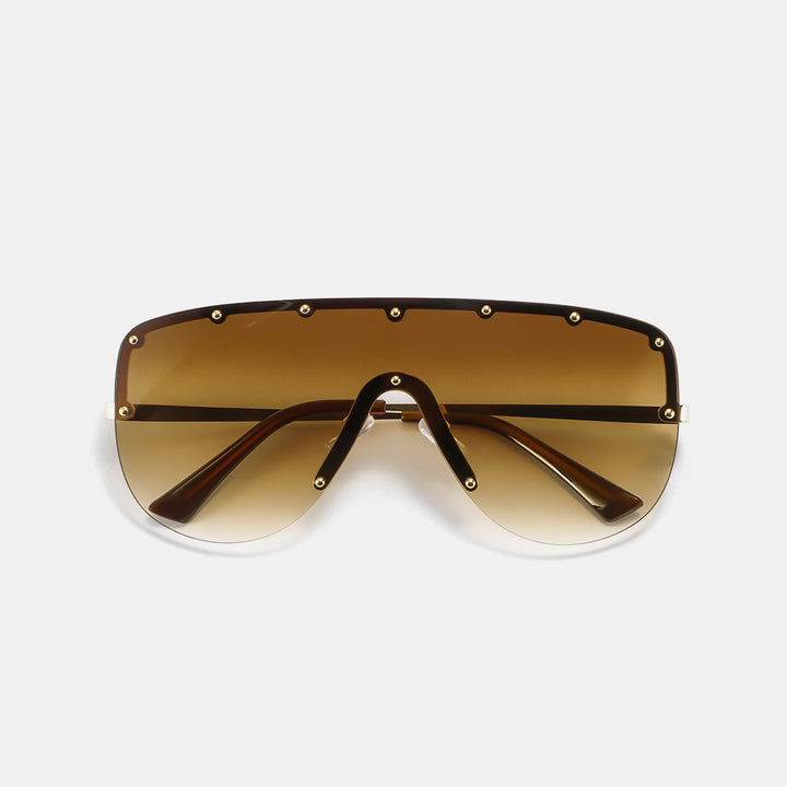 Damen futuristische oversized Sonnenbrille Karnz