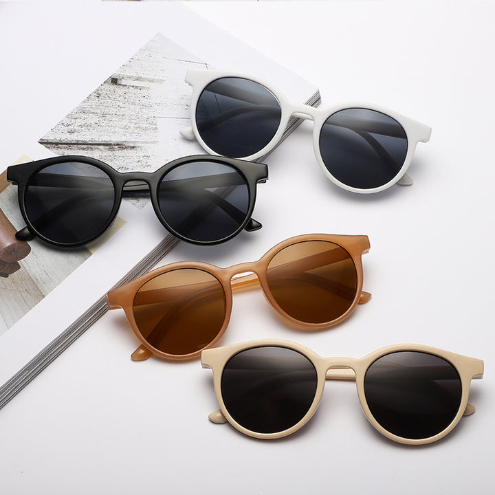 Elegante runde Rahmen-Sonnenbrille Karnz