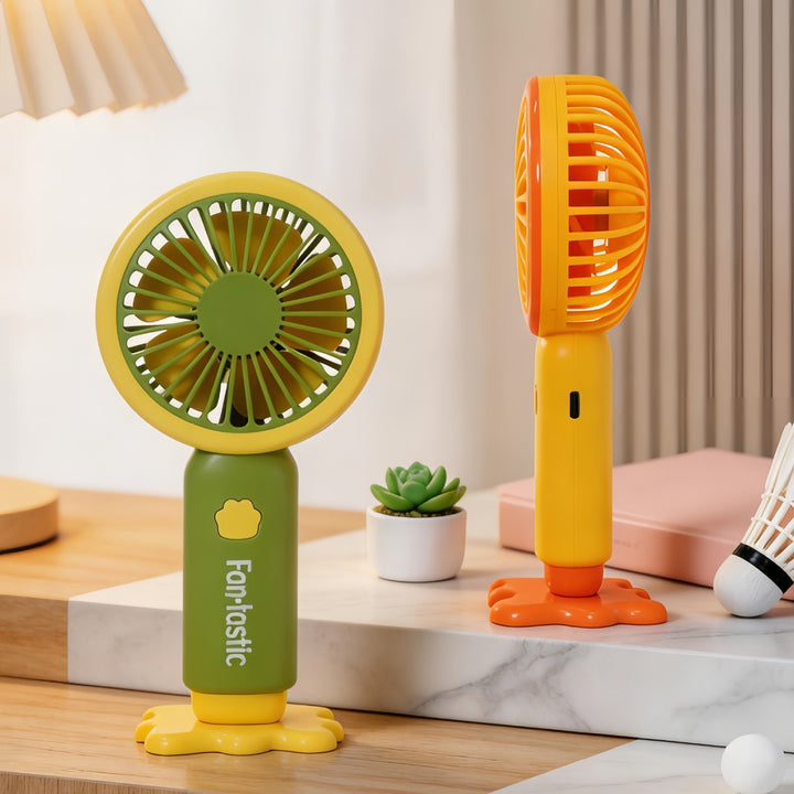 Unisex Tragbarer Handventilator mit ergonomischem Design und USB-Ladefunktion Karnz