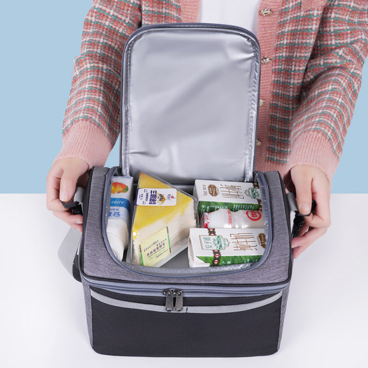 Isolierte Gourmet Multi-Taschen Kühltasche