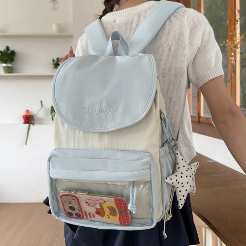 Stylische transparente Utility-Rucksack Karnz