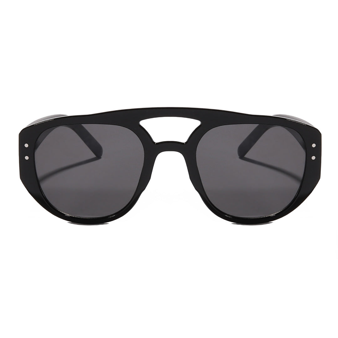 Damen oversized Sonnenbrille mit modernem, strukturiertem Rahmen Karnz
