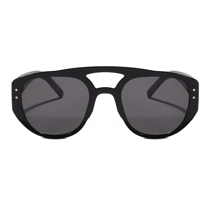 Damen oversized Sonnenbrille mit modernem, strukturiertem Rahmen Karnz