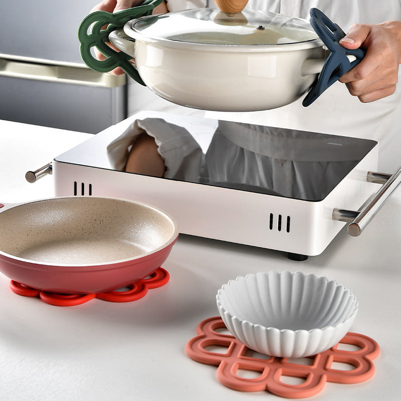 Hitzebeständiger Silikonuntersetzer mit Dekorativem Design Karnz