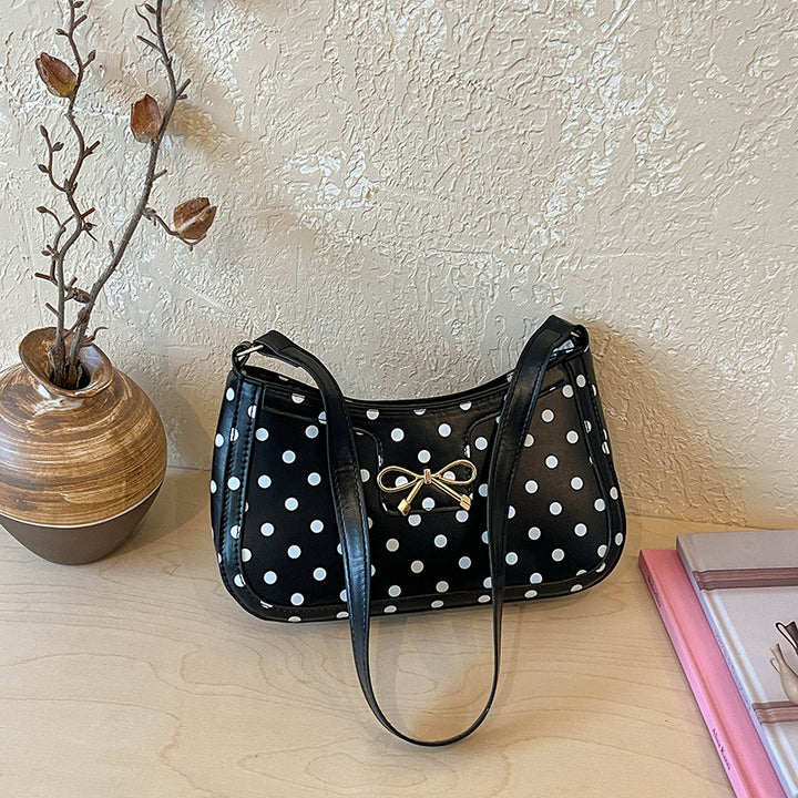 WoPolka Dot Muster Hobo Handtasche Karnz