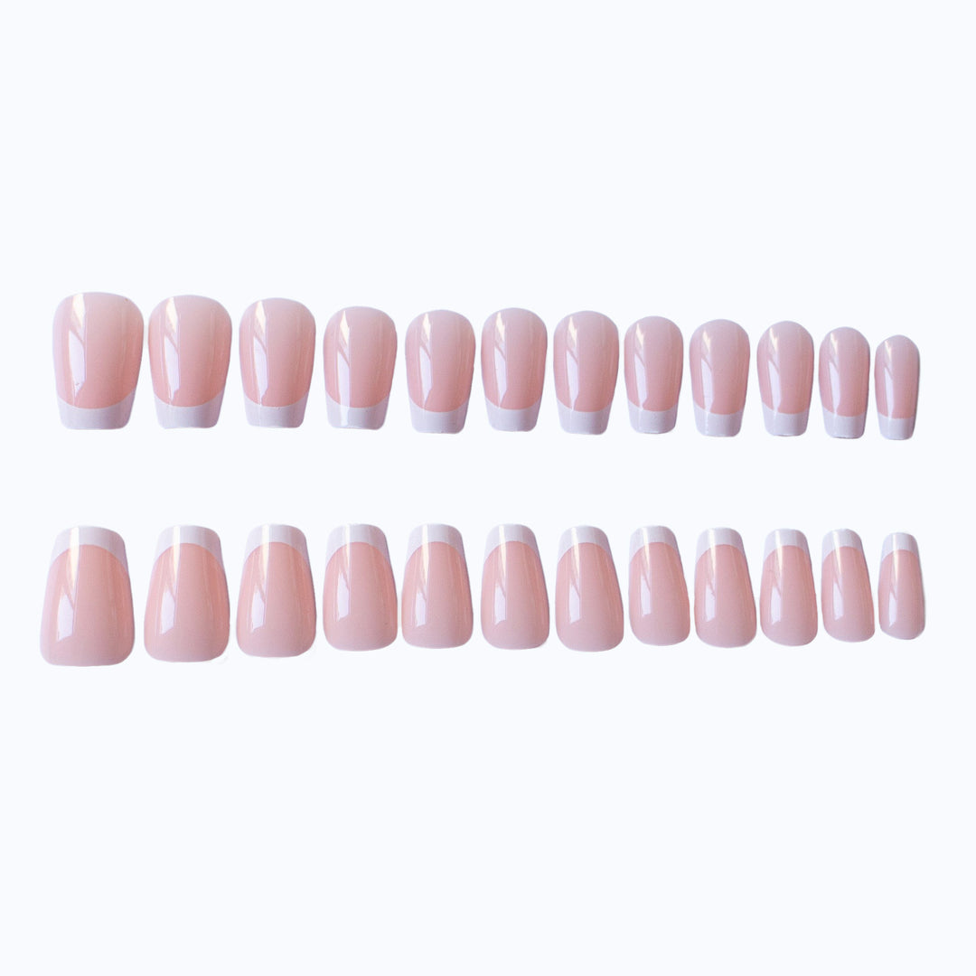 French Tip Acryl Nagelkunst Set