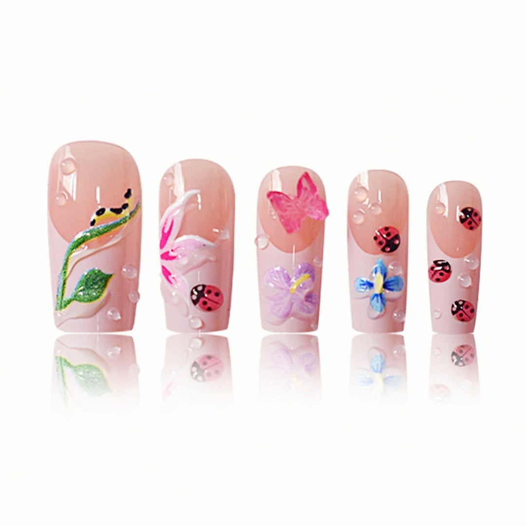 Künstlerische Acryl Nagelverlängerungen Karnz