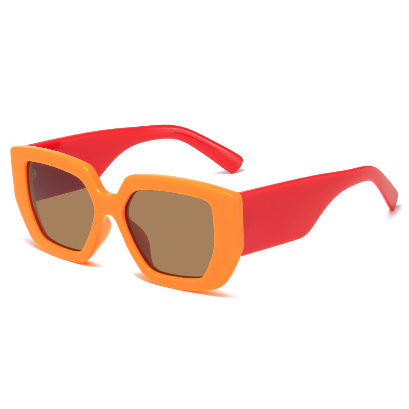 Damen Extravagante Geometrische Sonnenbrille Karnz