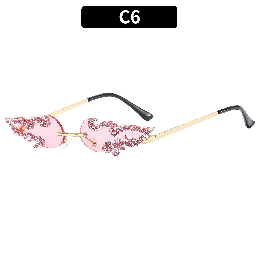 Künstlerisch gestaltete Sonnenbrille