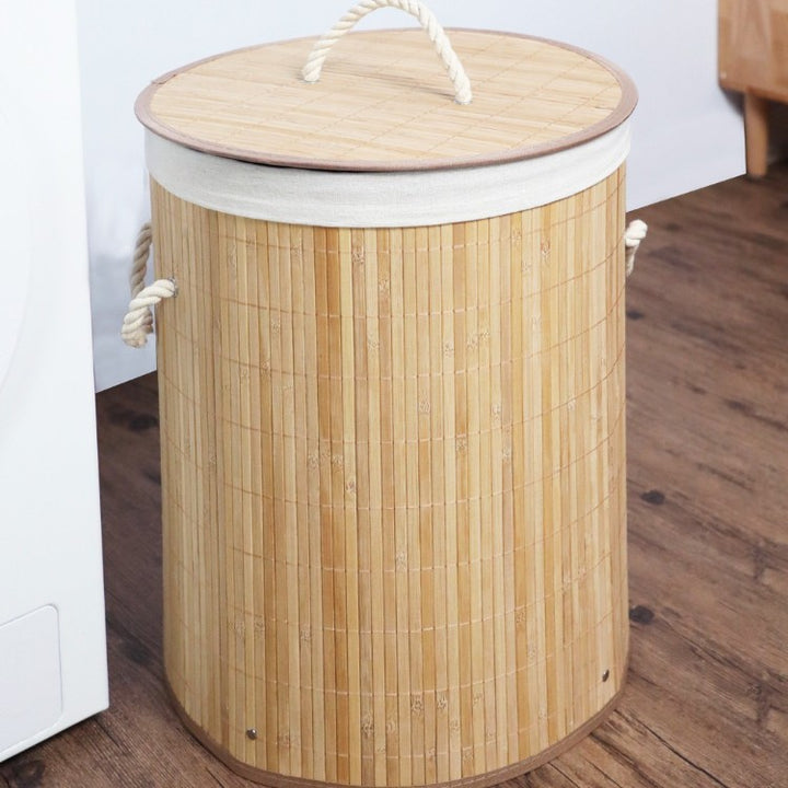 Aufbewahrungskorb mit Natürlichem Bambusdesign Karnz