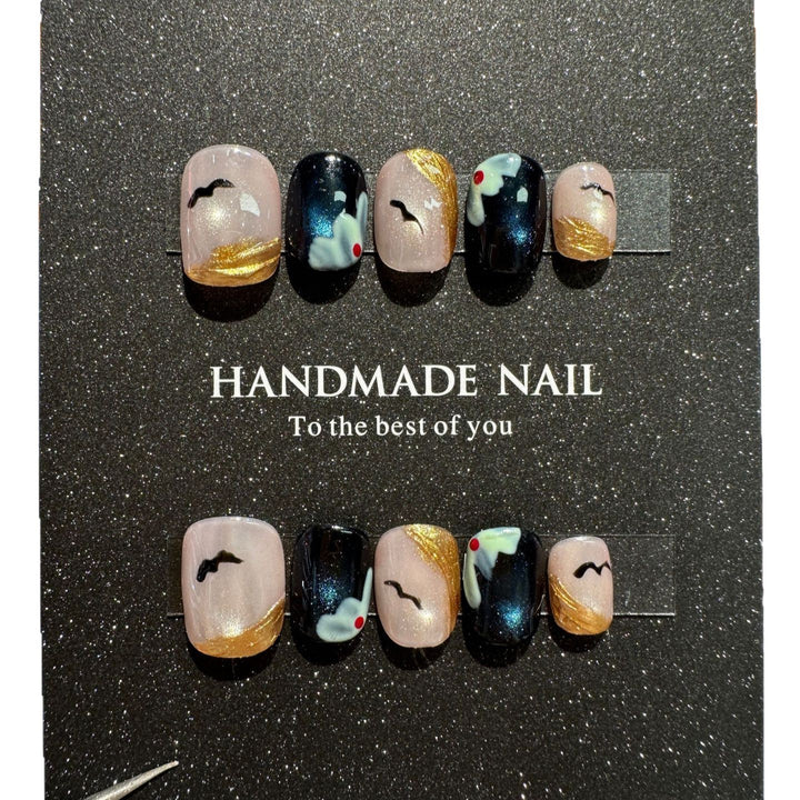 Künstlerisches handgemachtes Nagelkunstset