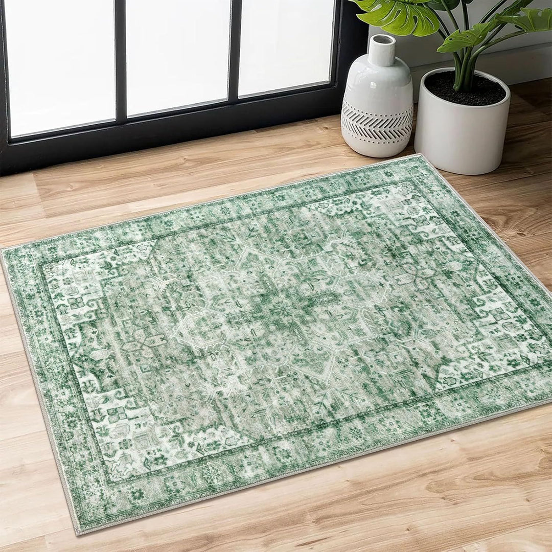 Vintage-inspirierter dekorativer Teppich