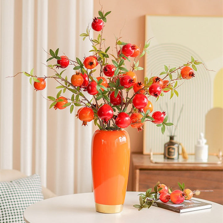 Zeitgenössische elegante keramische Blumenvase