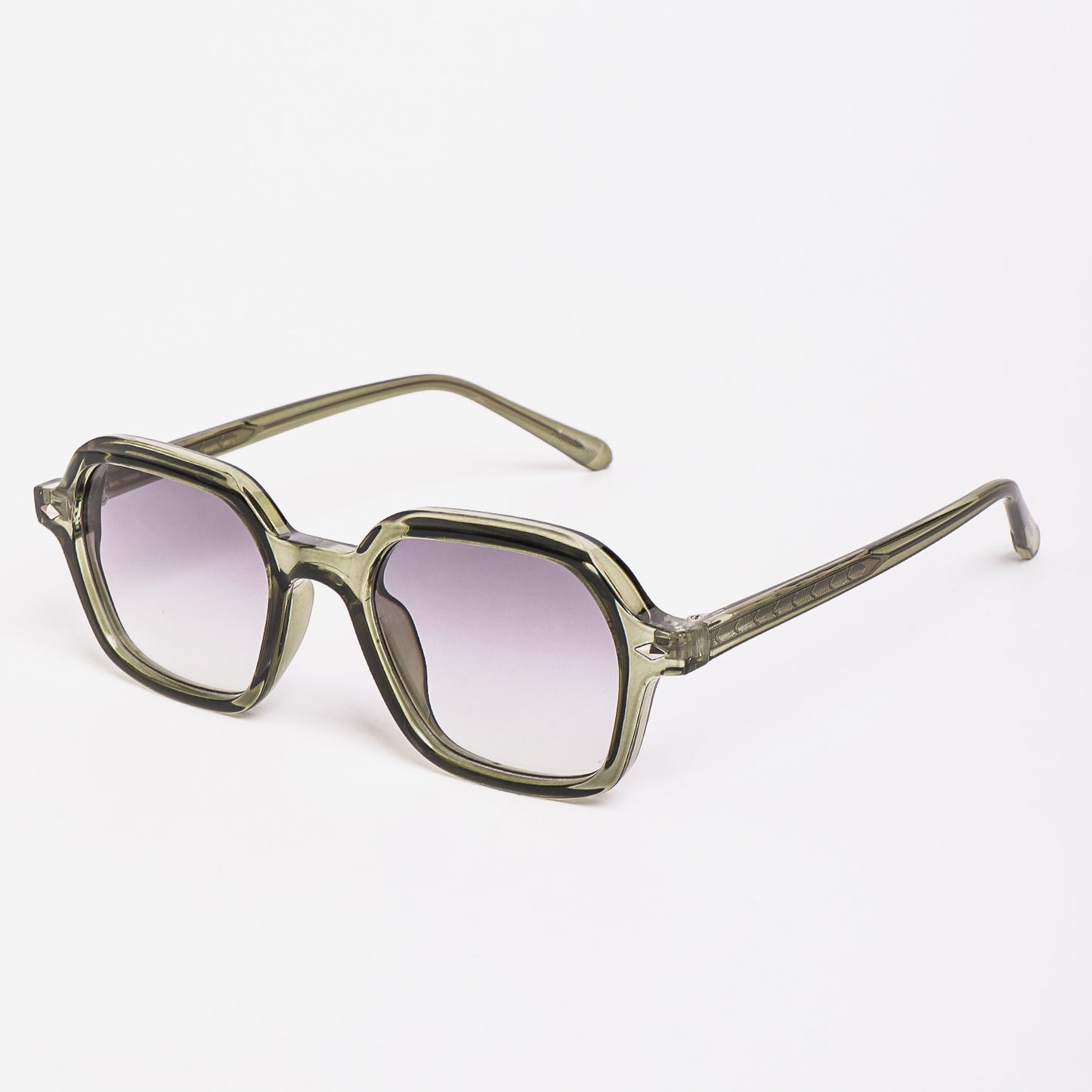 Damen modische Sonnenbrille im stilvollen Oktagon-Design Karnz