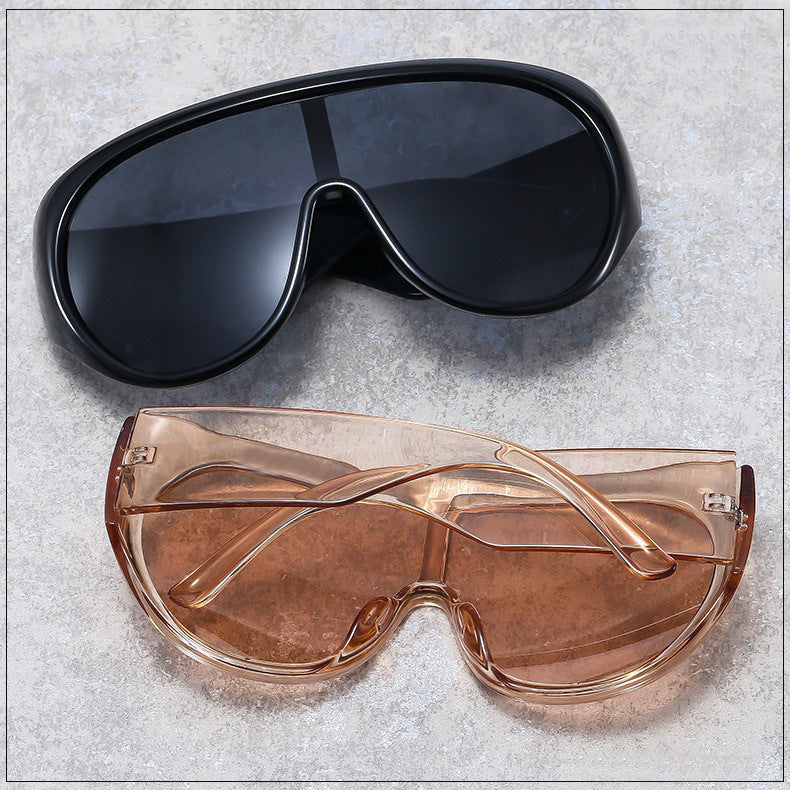 Damen oversized Sonnenbrille im modernen Design mit UV-Schutz Karnz