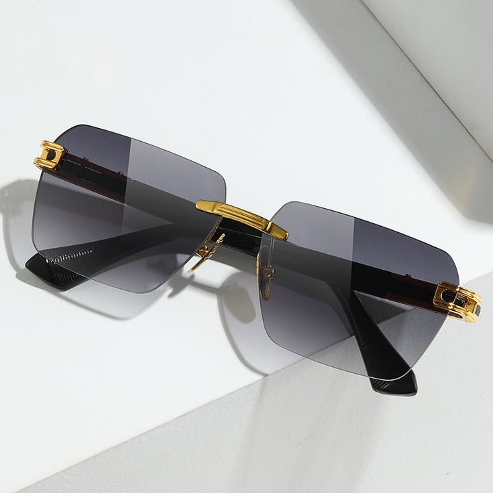 Fashion-Forward Übergroße Quadratische Sonnenbrillen Karnz