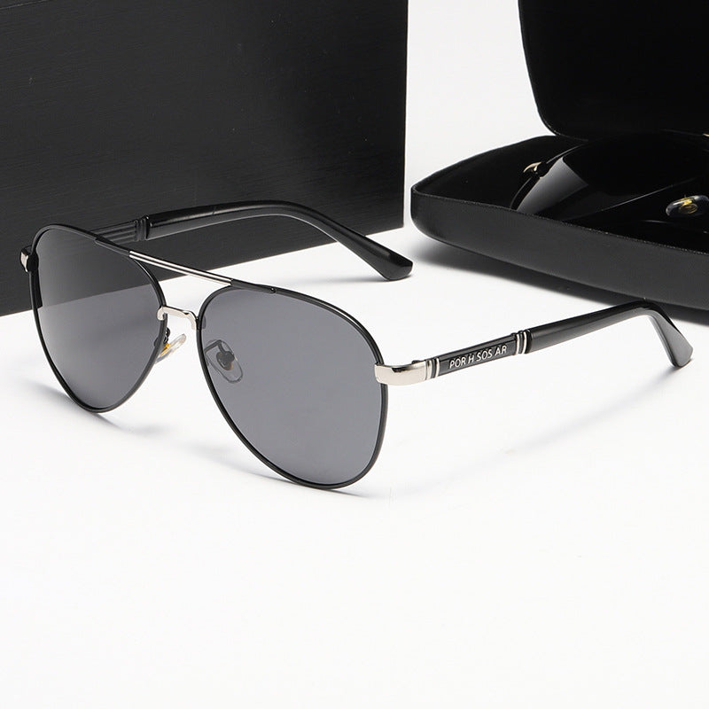 Damen Elegante Piloten-Sonnenbrille mit hochwertigen Polarisationsgläsern Karnz