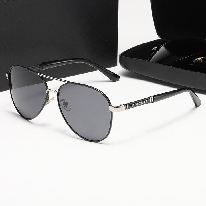 Damen Elegante Piloten-Sonnenbrille mit hochwertigen Polarisationsgläsern Karnz