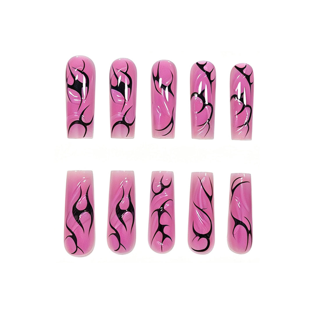 Künstlerische Lange Acrylnagelverlängerungen Karnz