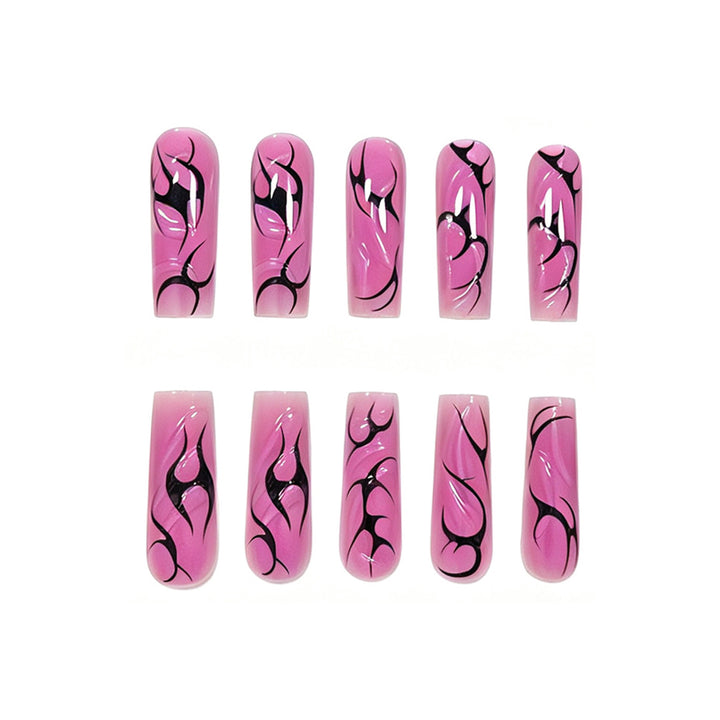 Künstlerische Lange Acrylnagelverlängerungen Karnz