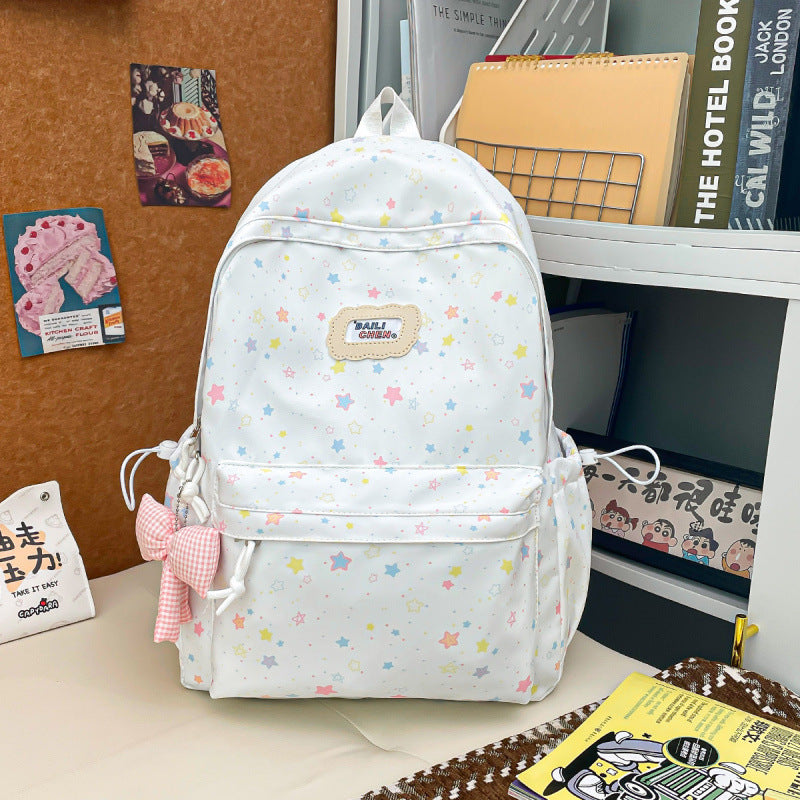 Fun Star Print Rucksack