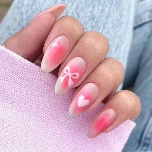 Künstlerisches Ombre Druck-Nagelset Karnz