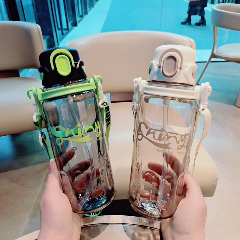 Damen Ergonomische Trinkflasche mit auslaufsicherem Deckel Karnz