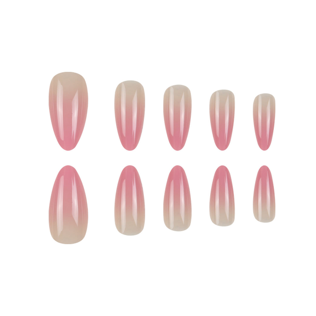 Gel-Gradient-Stiletto-Press-On-Nägel Karnz