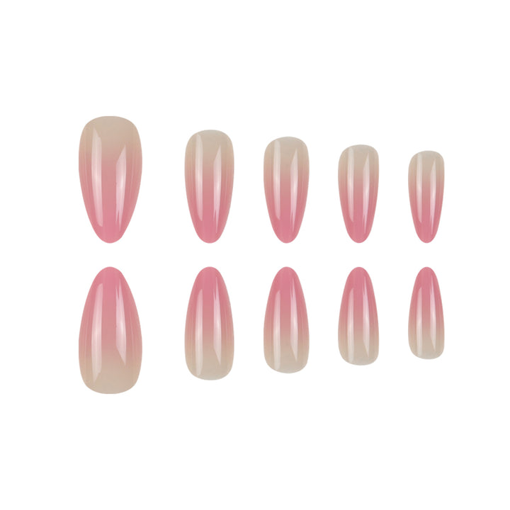 Gel-Gradient-Stiletto-Press-On-Nägel Karnz