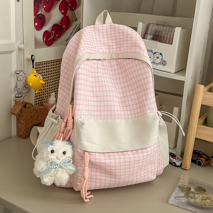Texturierten Freizeit-Rucksack mit Charm Karnz