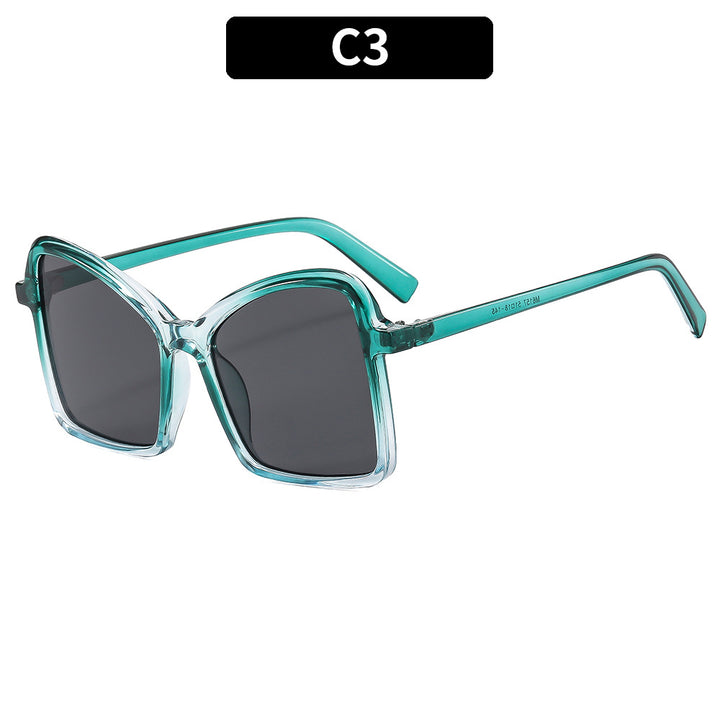 Schicke Übergroße Quadratische Sonnenbrille 1787663588