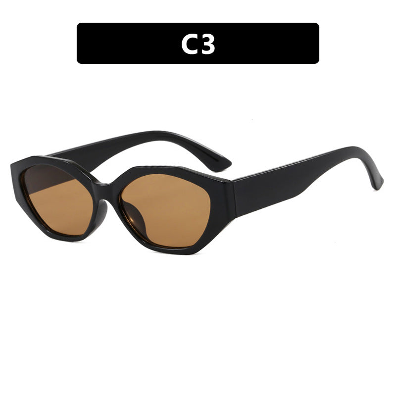 Damen stilvolle Sonnenbrille im modern geometrischen Design mit schützendem UV-Filter Karnz