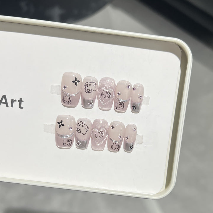 Themen-Press-On-Nail-Art Karnz