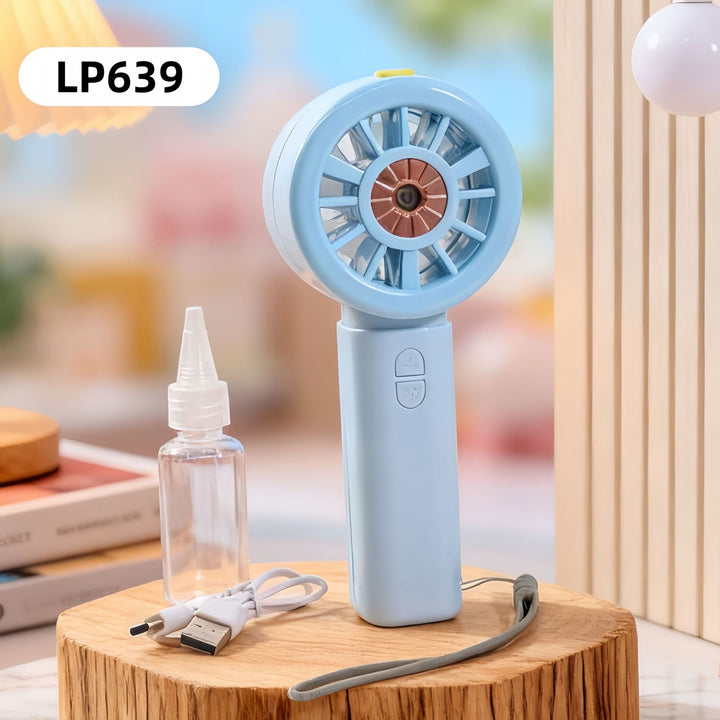 Damen Tragbarer Sprühventilator mit USB-Anschluss und mehrstufiger Geschwindigkeitsregelung Karnz