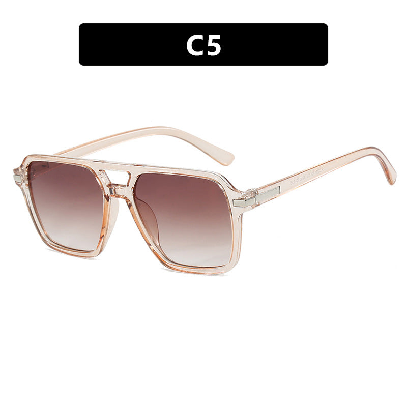 Damen modische rechteckige Sonnenbrille mit stylishem Design und UV-Schutz Karnz