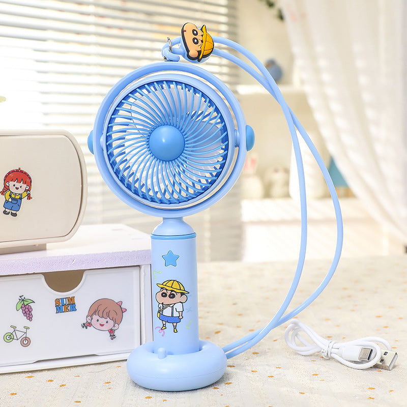 Unisex Tragbarer USB-Handventilator mit flexiblem Hals Karnz
