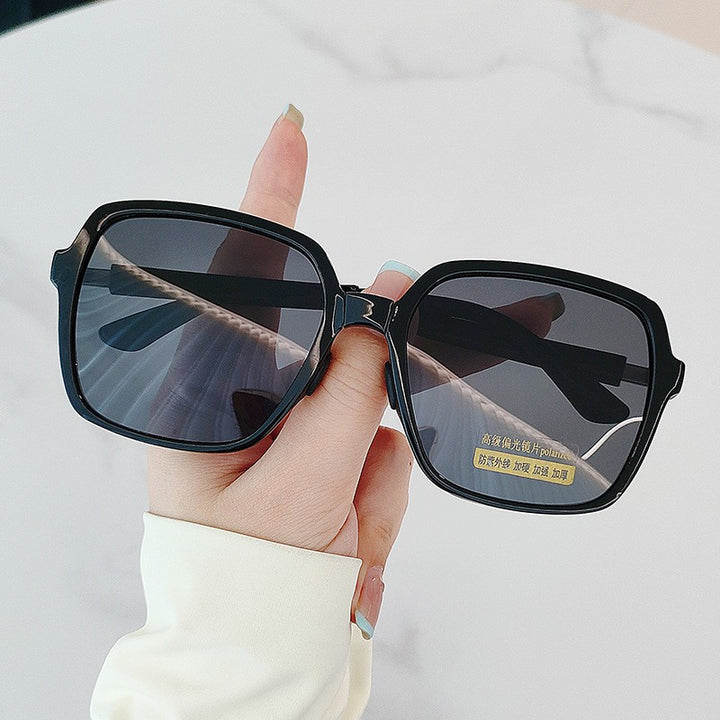 Oversized Geometrische Sonnenbrille
