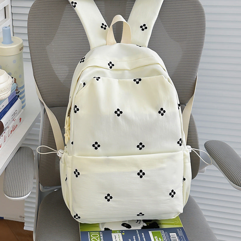Blumenbestickter Freizeit-Rucksack Karnz