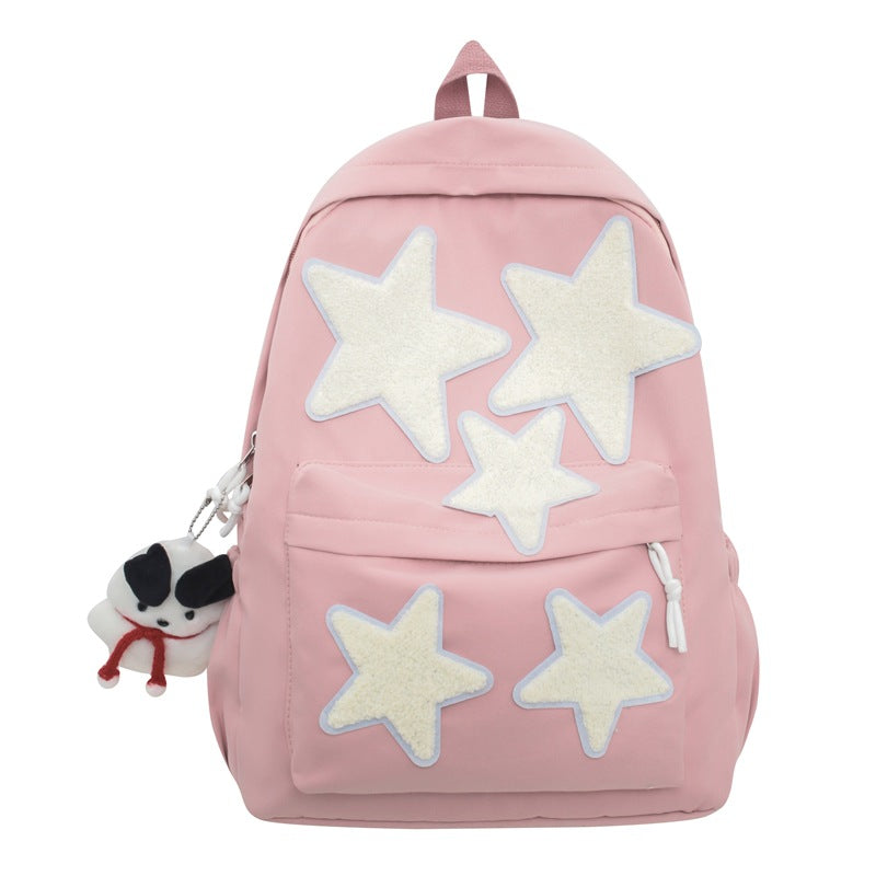Stern-Stickerei Freizeit Rucksack Karnz