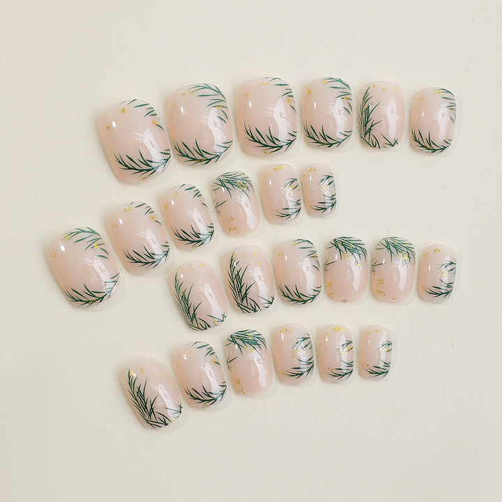 Dekoratives Press-On Nagelkunst-Set mit Feiertags-Themen-Designs Karnz