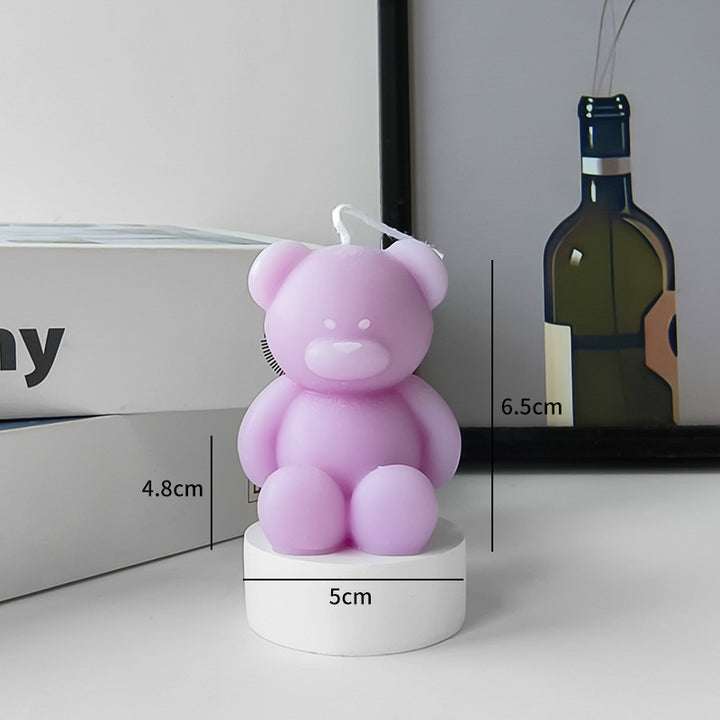 Teddy Bär Förmige Kerze